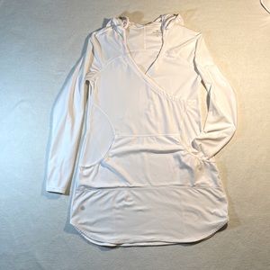 Athleta Swim Cover Up, white,  size medium